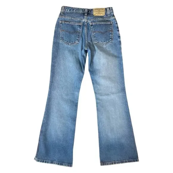 Vintage Jordache Size 3/4 Ankle Flare Jeans Women's Y2K - Picture 4 of 7